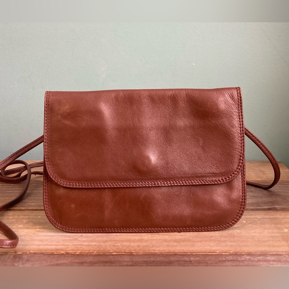 Rare Vintage LUBE Soft Italian Leather Bag - Picture 10 of 10